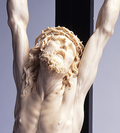 Picture: Crucifix, ivory (detail)