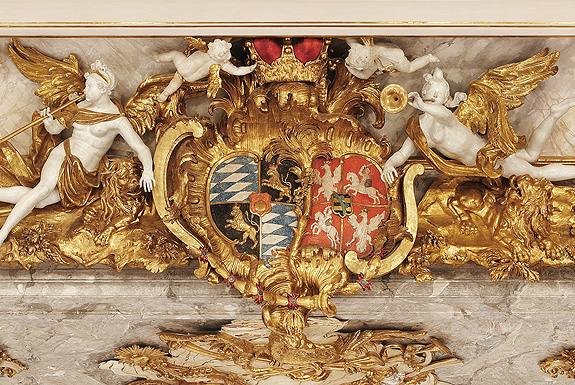 Picture: Alliance coat-of-arms of Bavaria and Saxony