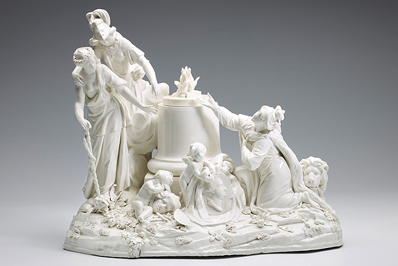 Picture: Allegory of the death of Elector Karl Theodor, Frankenthal Porcelain Manufactory, 1775