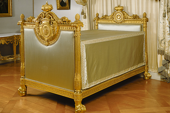 Picture: State bed of Duke Karl August von Zweibrücken, Paris, c. 1781/82