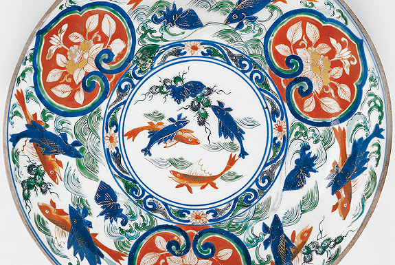 Picture: Plate with fish decor