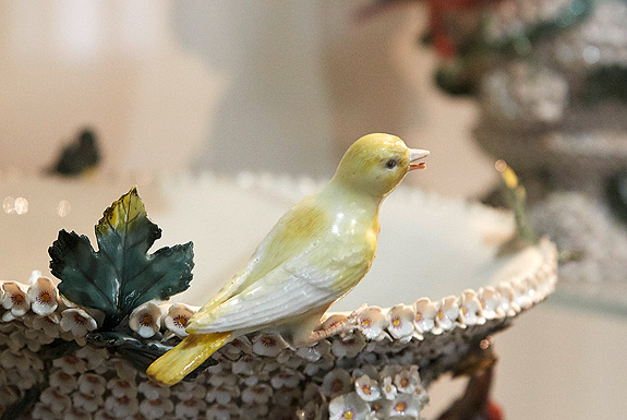 Picture: Detail from the porcelain collection