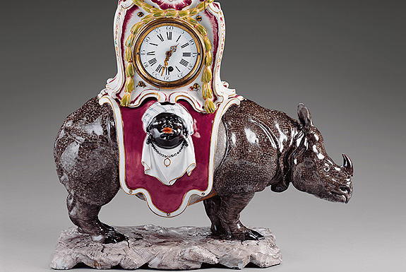 Picture: Rhinoceros clock