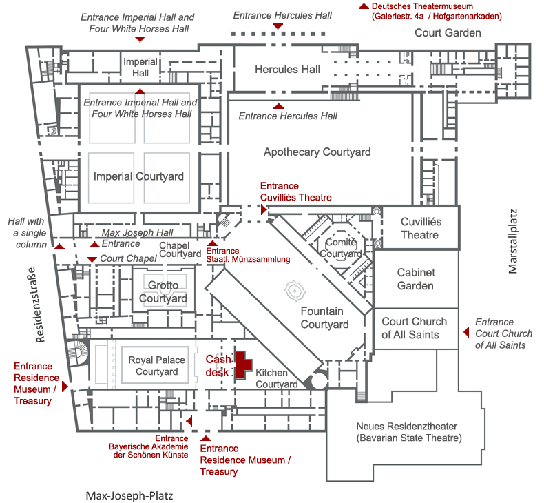 Picture: Plan of the Munich Residence