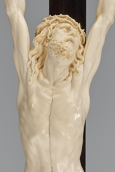 Picture: Crucifix, ivory (detail)