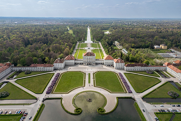 Picture: Nymphenburg Palace and Park, aerial view