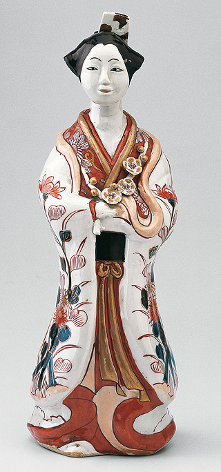 Picture: Porcelain figure of a young woman, East Asia Collection